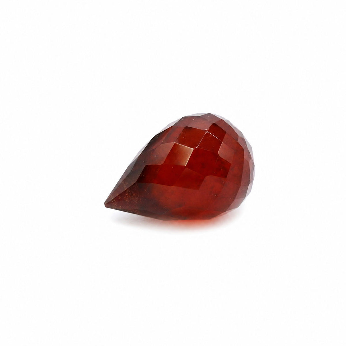 Hessonite Drops Briolette (Full Drill)