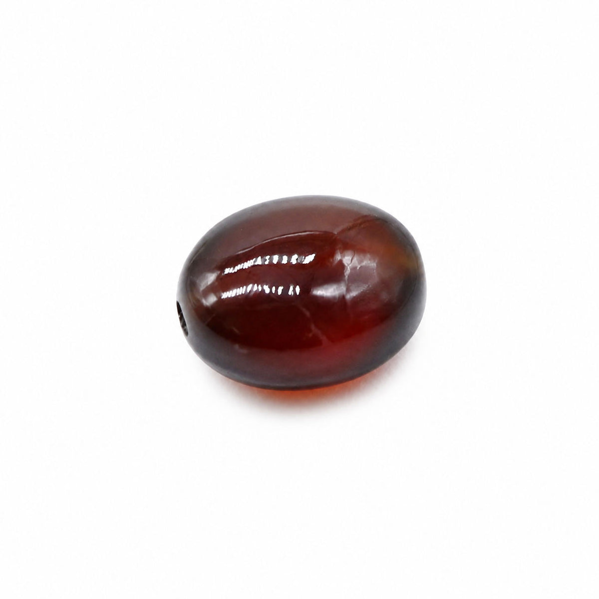 Hessonite Smooth Oval (Full Drill)