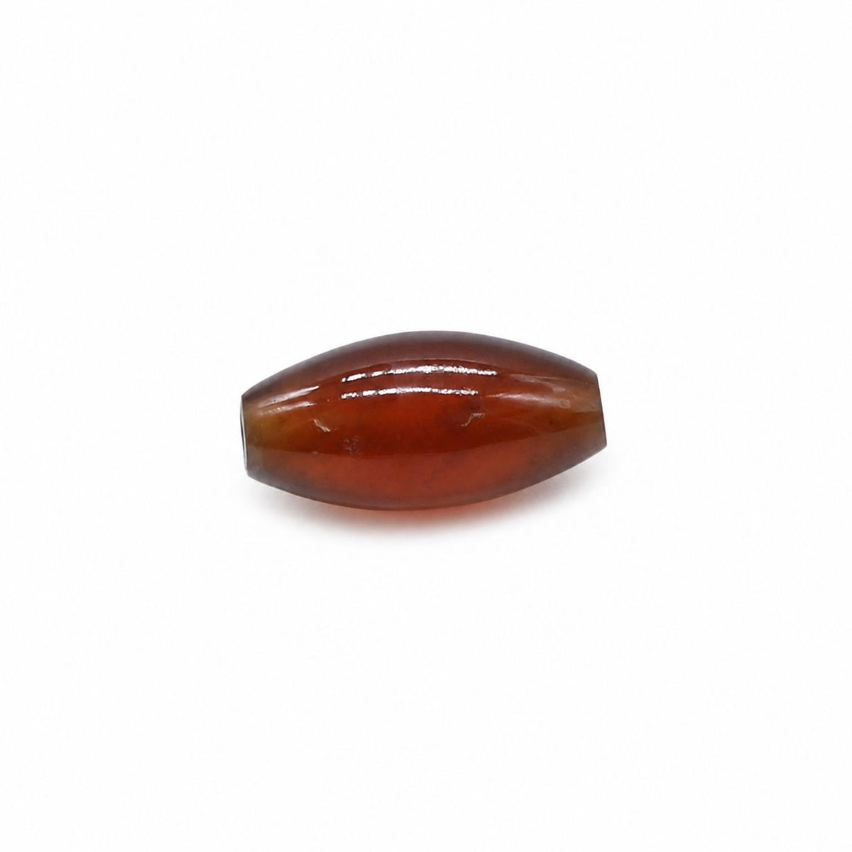 Hessonite Smooth Rice (Full Drill)