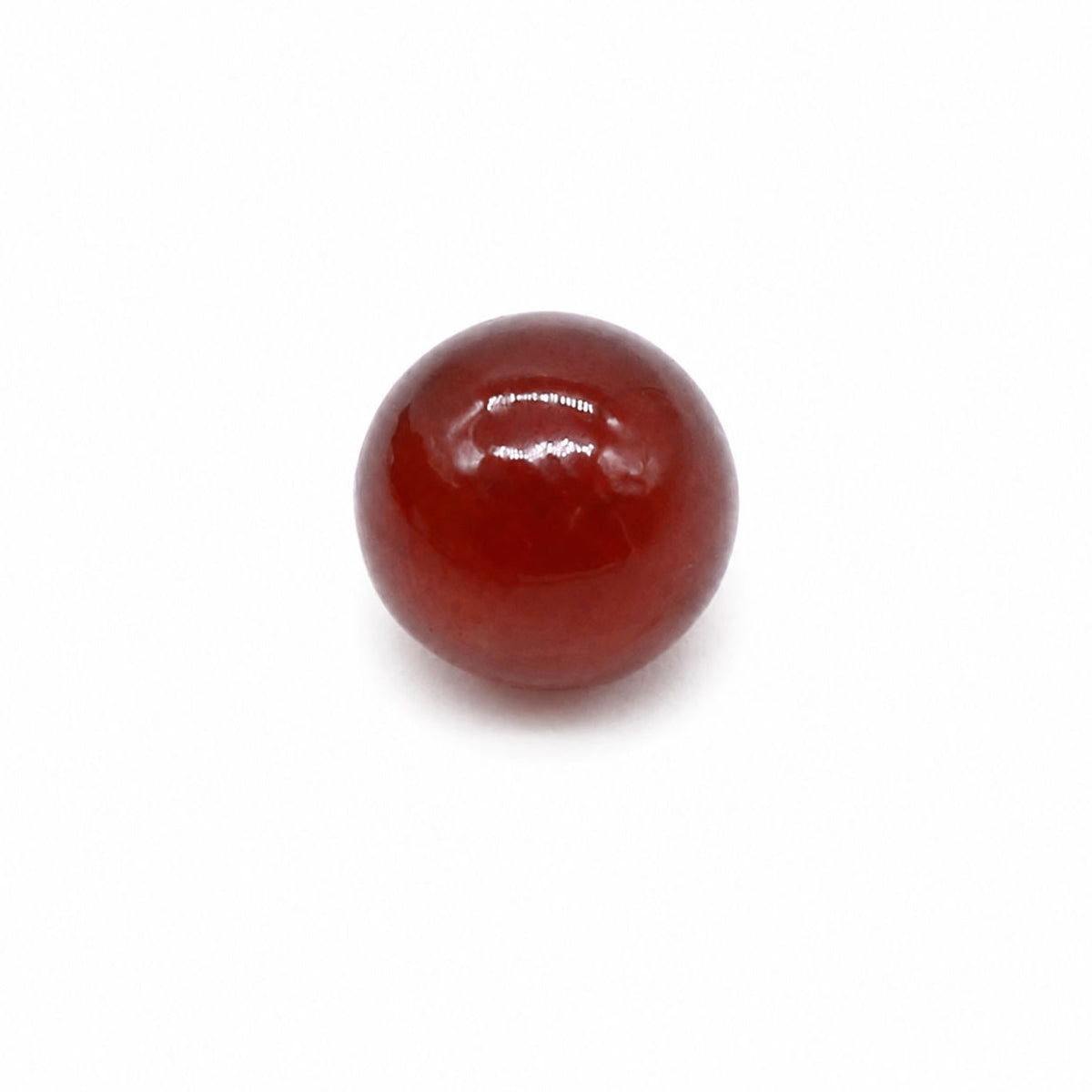 Hessonite Smooth Round Balls (Full Drill)