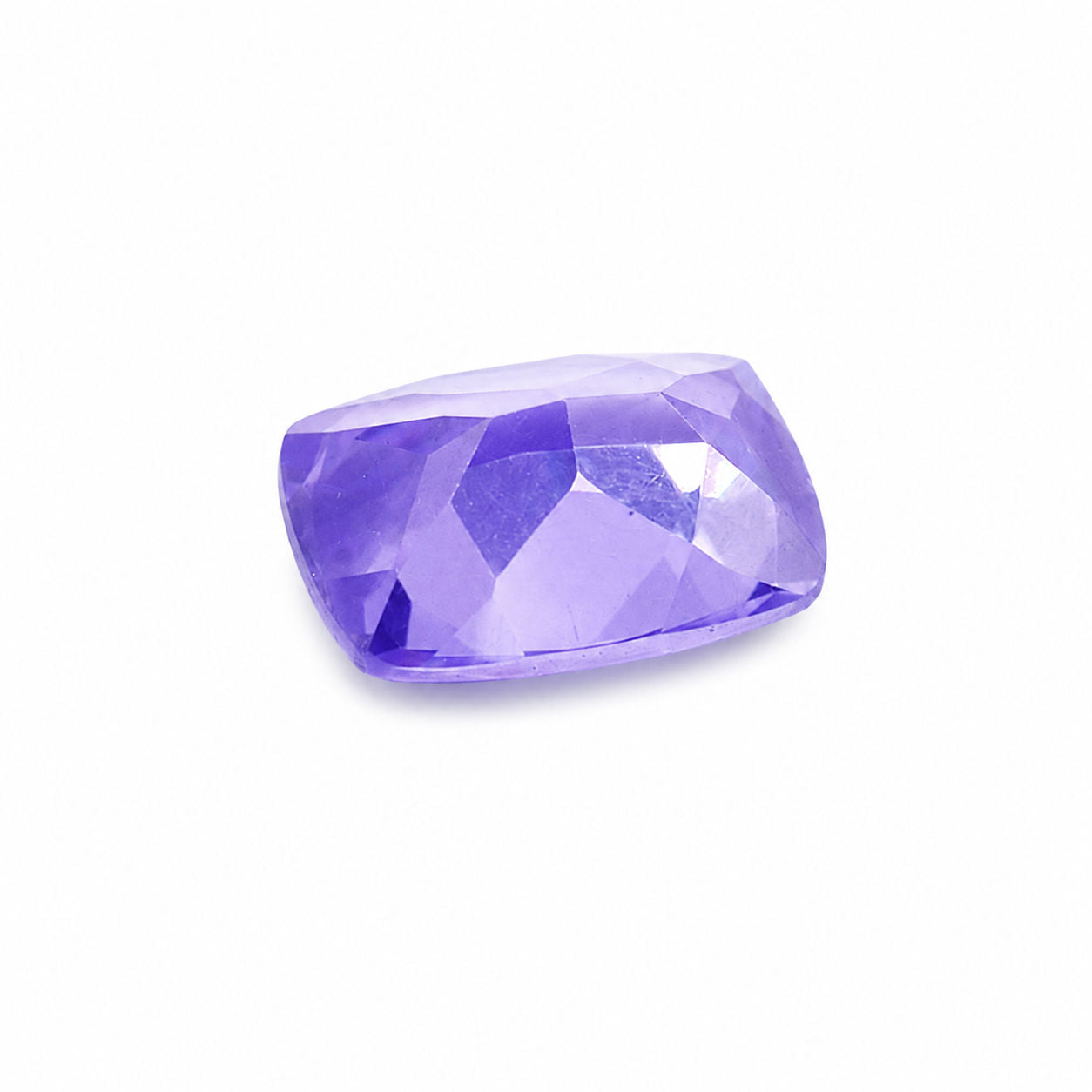 Cubic Zirconia (Ink Blue Color) Elongated Cushion Faceted