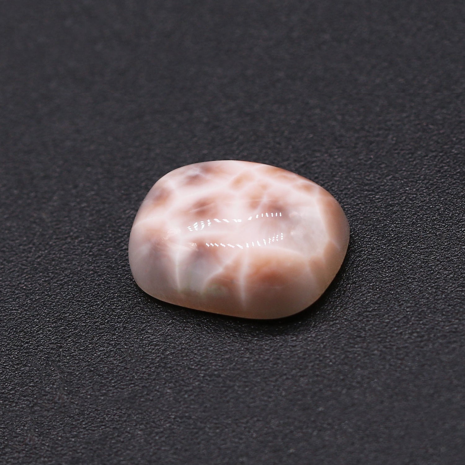 Pink Larimar / Thomsonite Elongated Cushion Cabochon