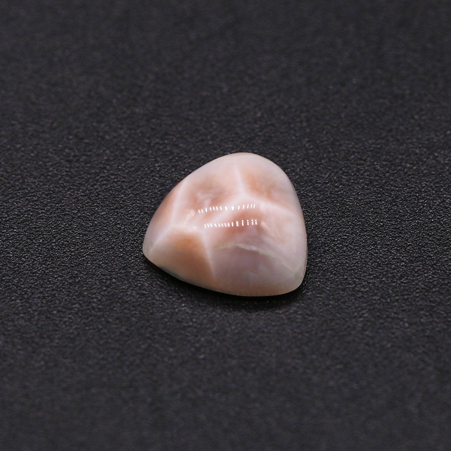 Pink Larimar / Thomsonite Trillion Cabochon