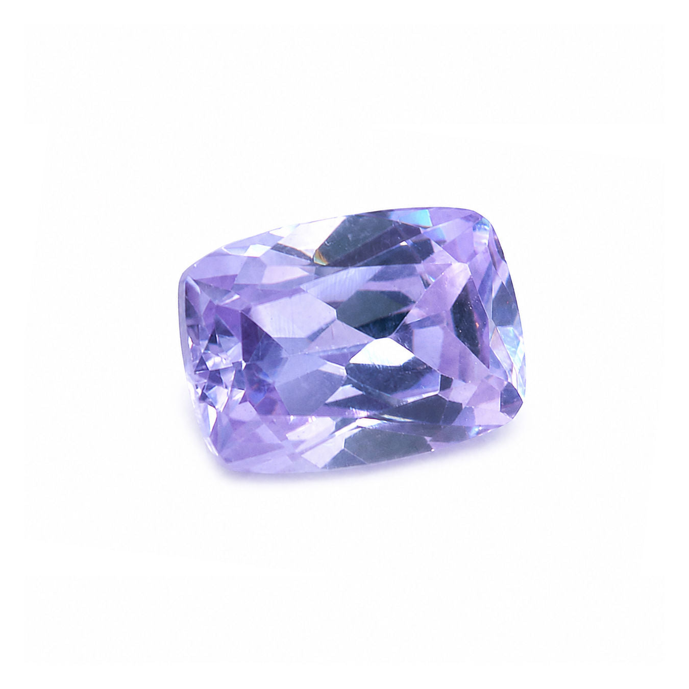 Cubic Zirconia (Lavender Color) Elongated Cushion Faceted