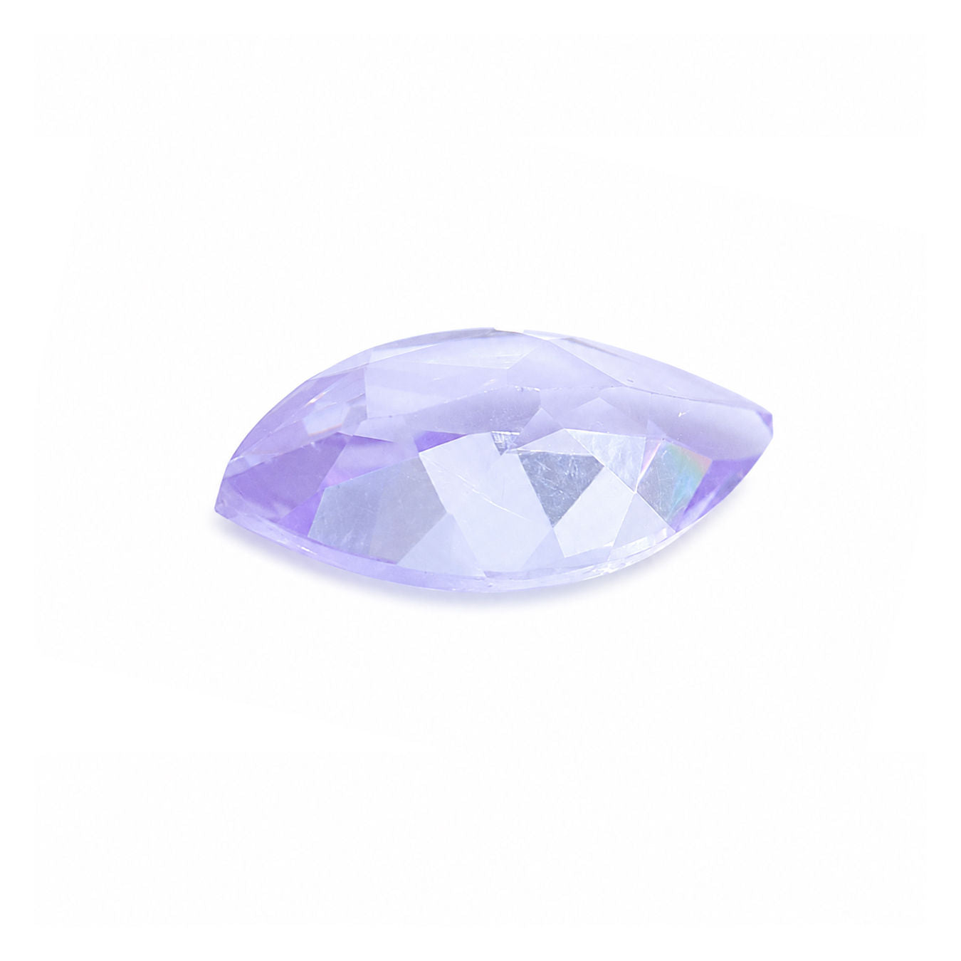 Cubic Zirconia (Lavender Color) Marquise Faceted