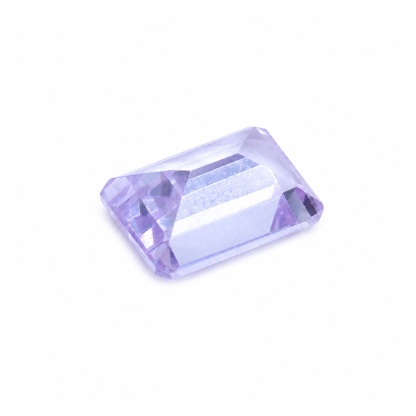 Cubic Zirconia (Lavender Color) Octagon Faceted