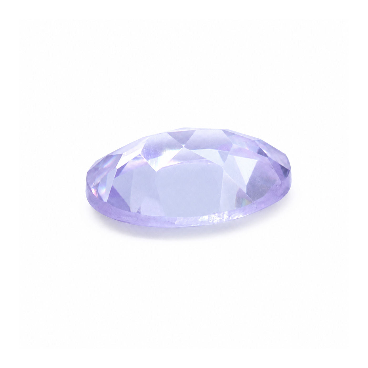 Cubic Zirconia (Lavender Color) Oval Faceted