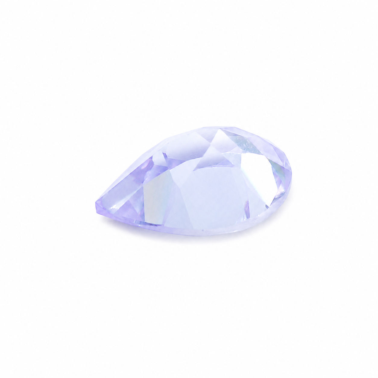 Cubic Zirconia (Lavender Color) Pear Faceted