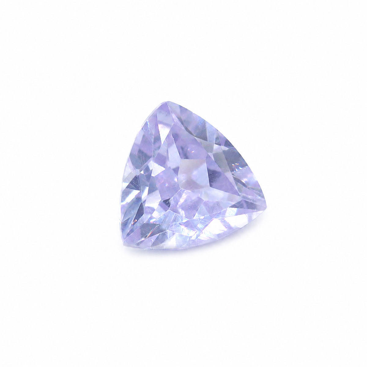 Cubic Zirconia (Lavender Color) Trillion Faceted