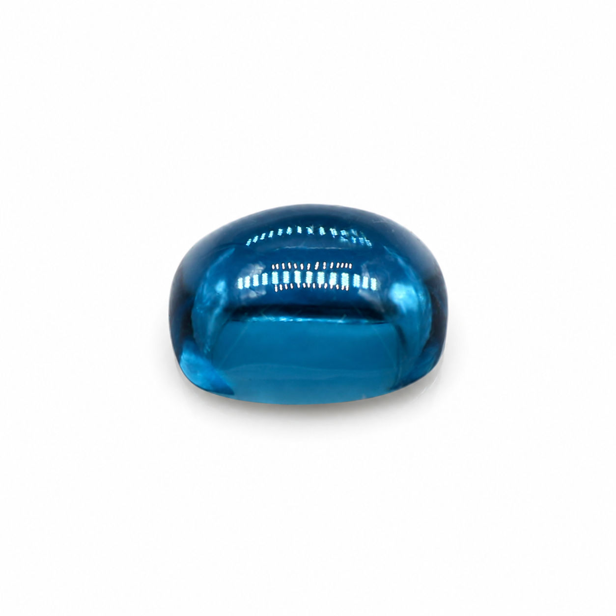 London Blue Topaz Elongated Cushion Cabochon