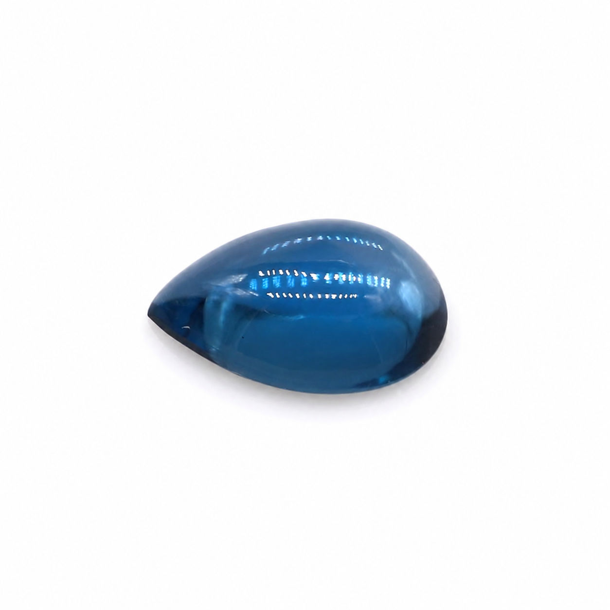 London Blue Topaz Pear Cabochon