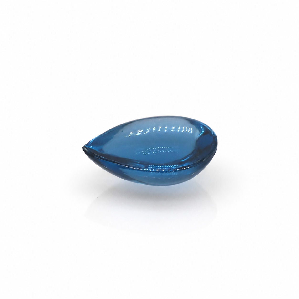 London Blue Topaz Pear Cabochon