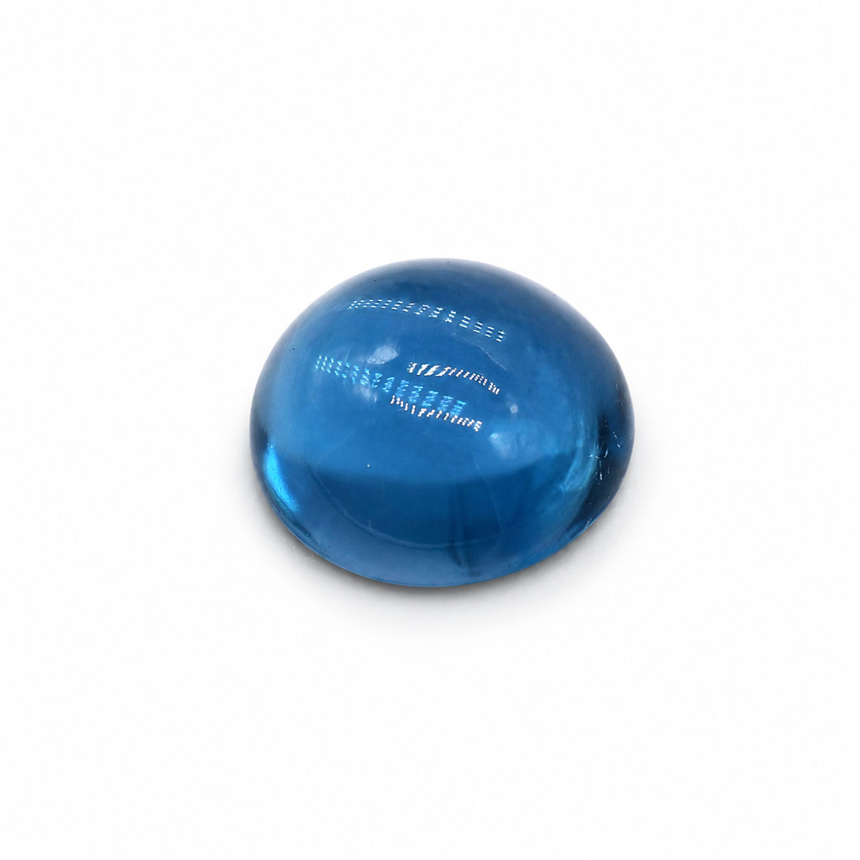 London Blue Topaz Round Cabochon