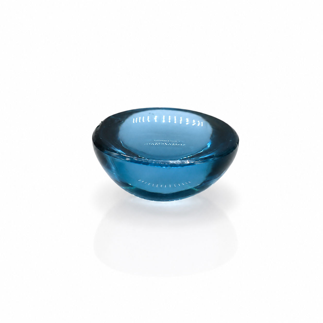 London Blue Topaz Round Cabochon