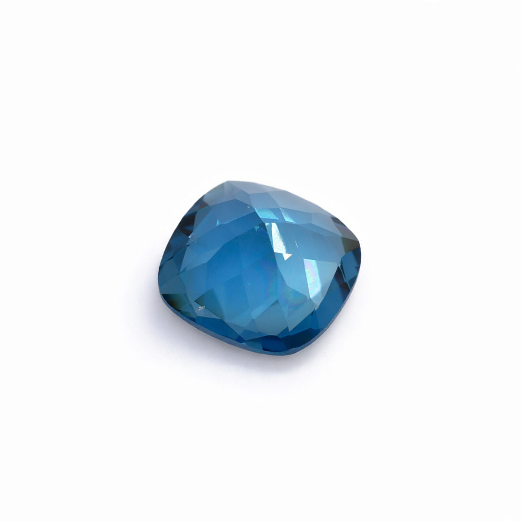 London Blue Topaz Cushion Faceted