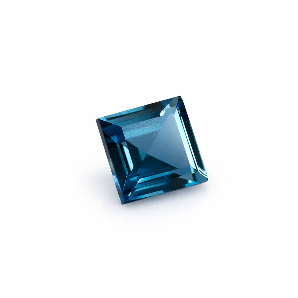 London Blue Topaz Square Faceted