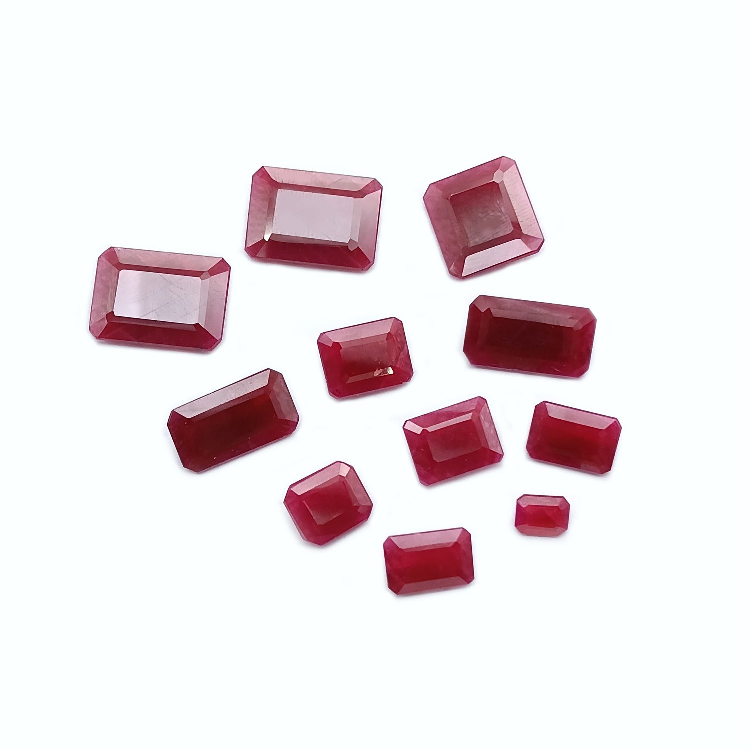 Natural Ruby (Longido) (Untreated) 7x5mm to 18x12.50mm Octagon Faceted
