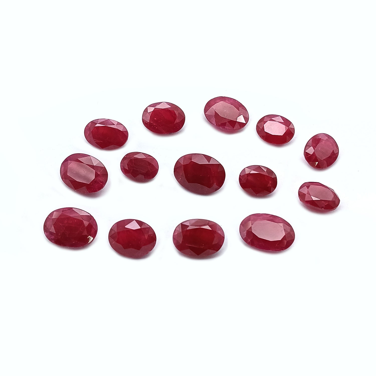 Natural Ruby (Longido) (Untreated) 8x6mm to 22x15.60mm Oval Faceted