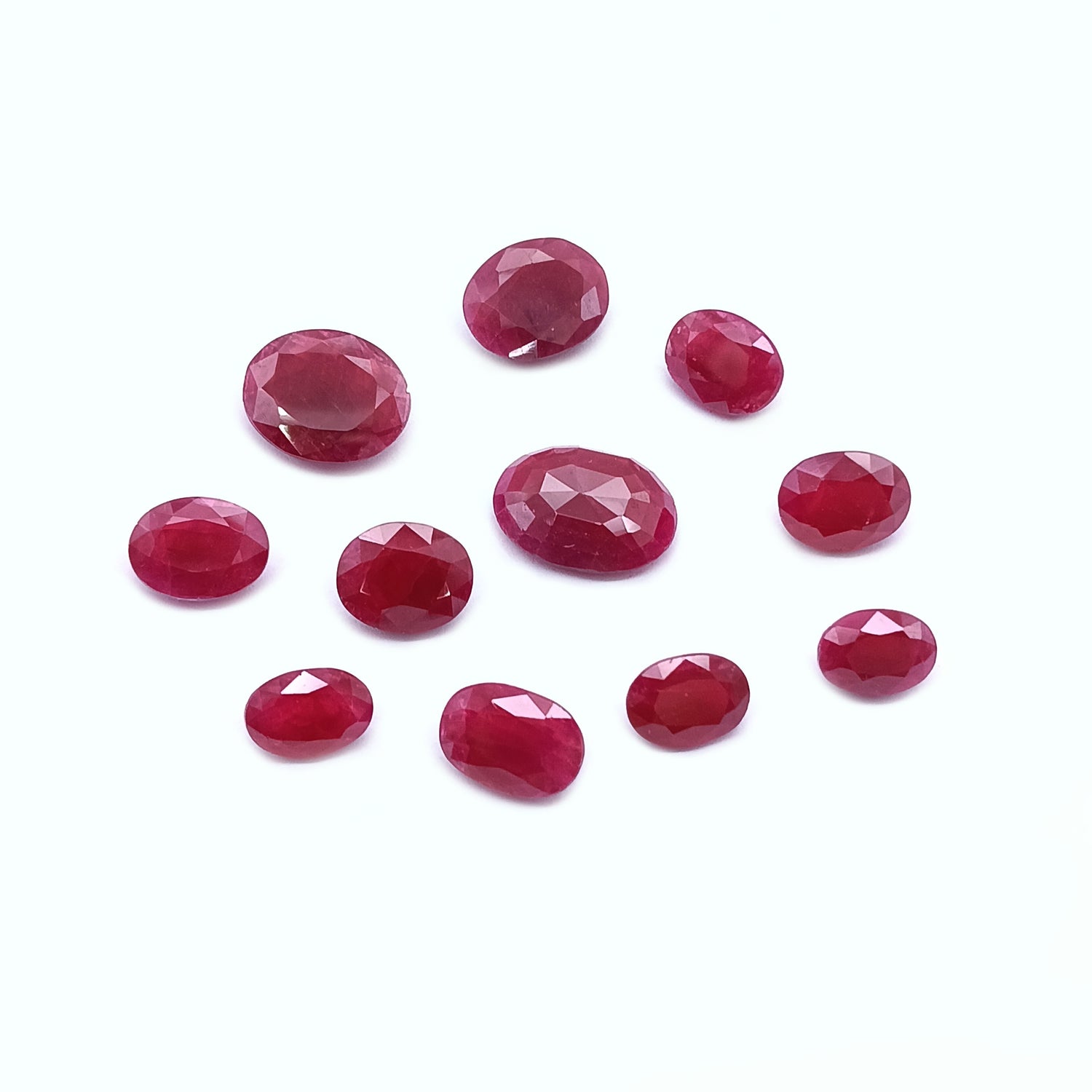 Natural Ruby (Longido) (Untreated) 8x5.50mm to 13x9.50mm Oval Faceted