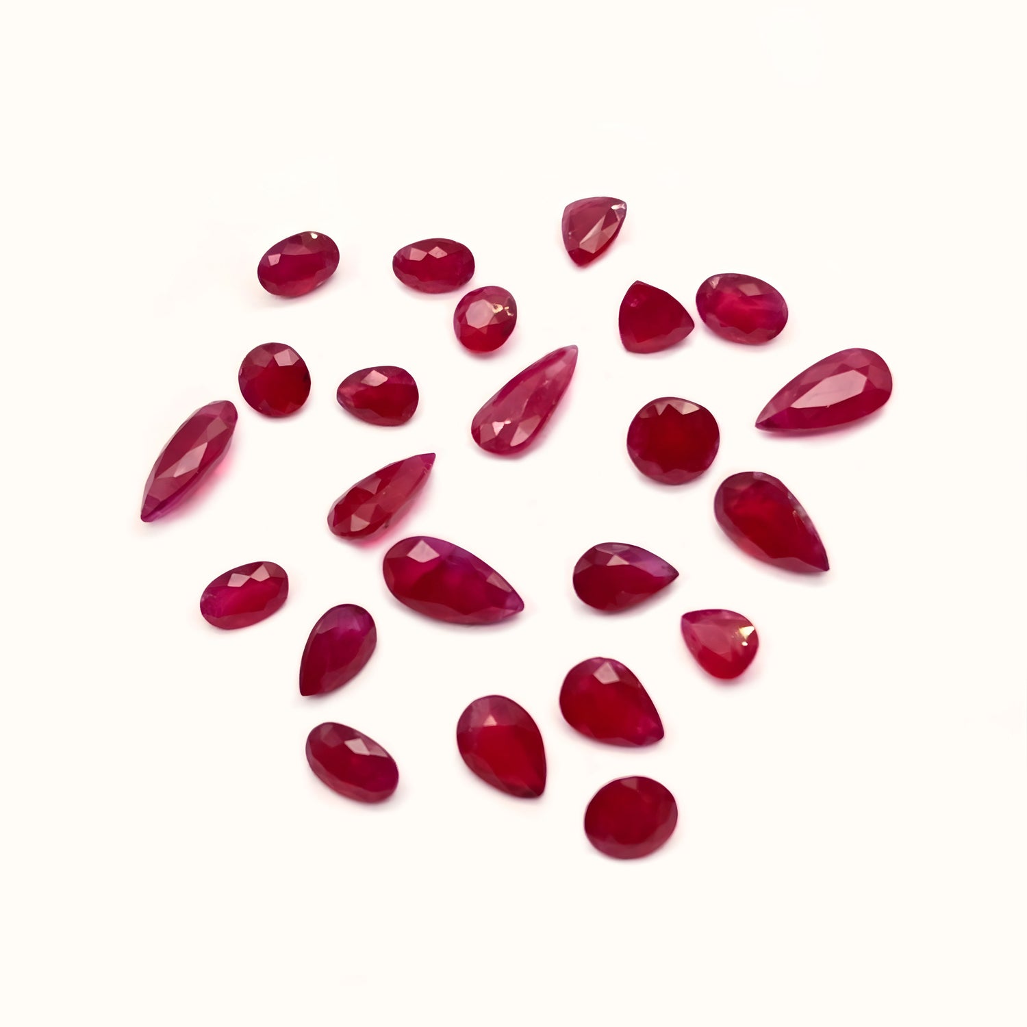 Natural Ruby (Longido) (Untreated) 4.50x4.50mm to 9x4.50mm Pear Faceted