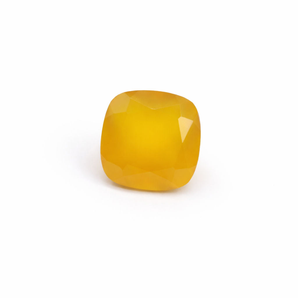 Mango Chalcedony Cushion Faceted