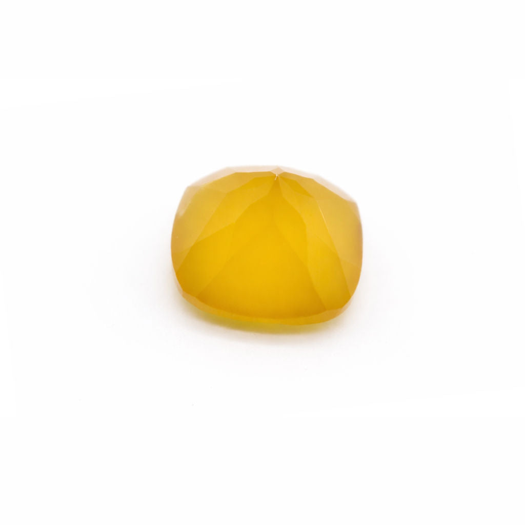 Mango Chalcedony Cushion Faceted