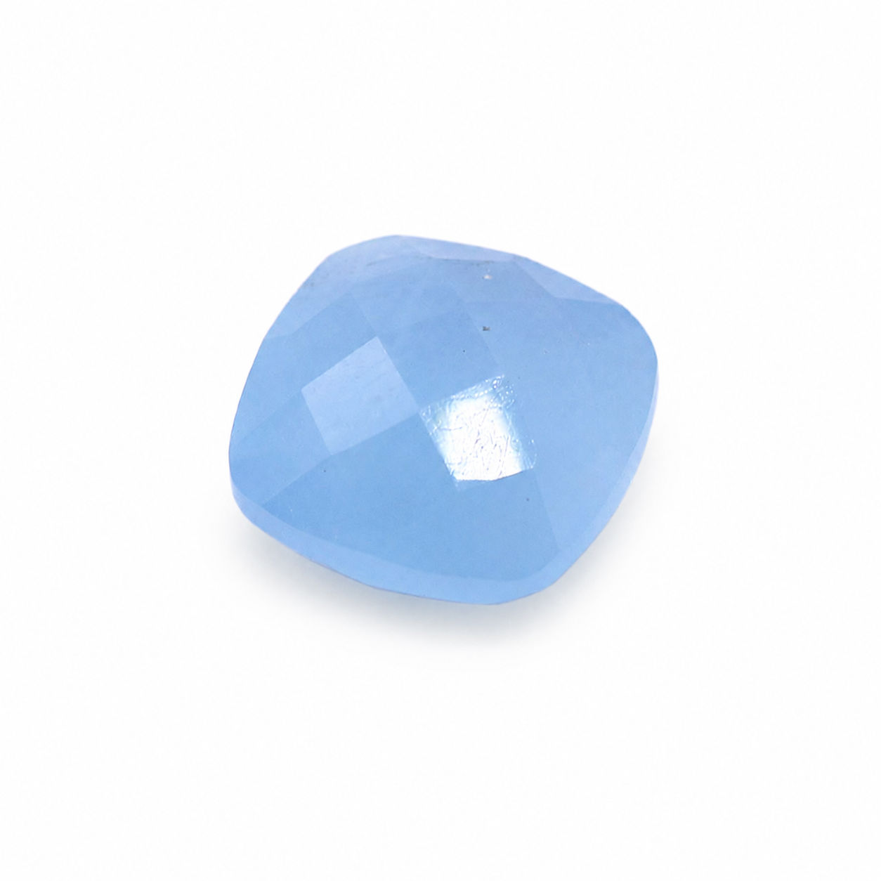 Aquamarine (Milky) Cushion Briolette