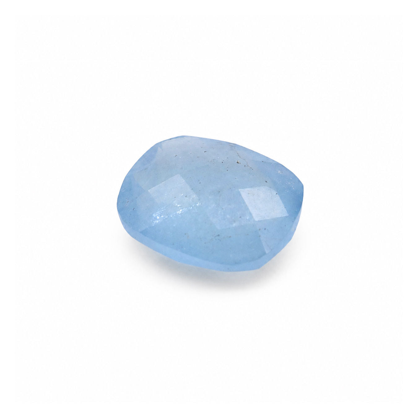 Aquamarine (Milky) Elongated Cushion Briolette