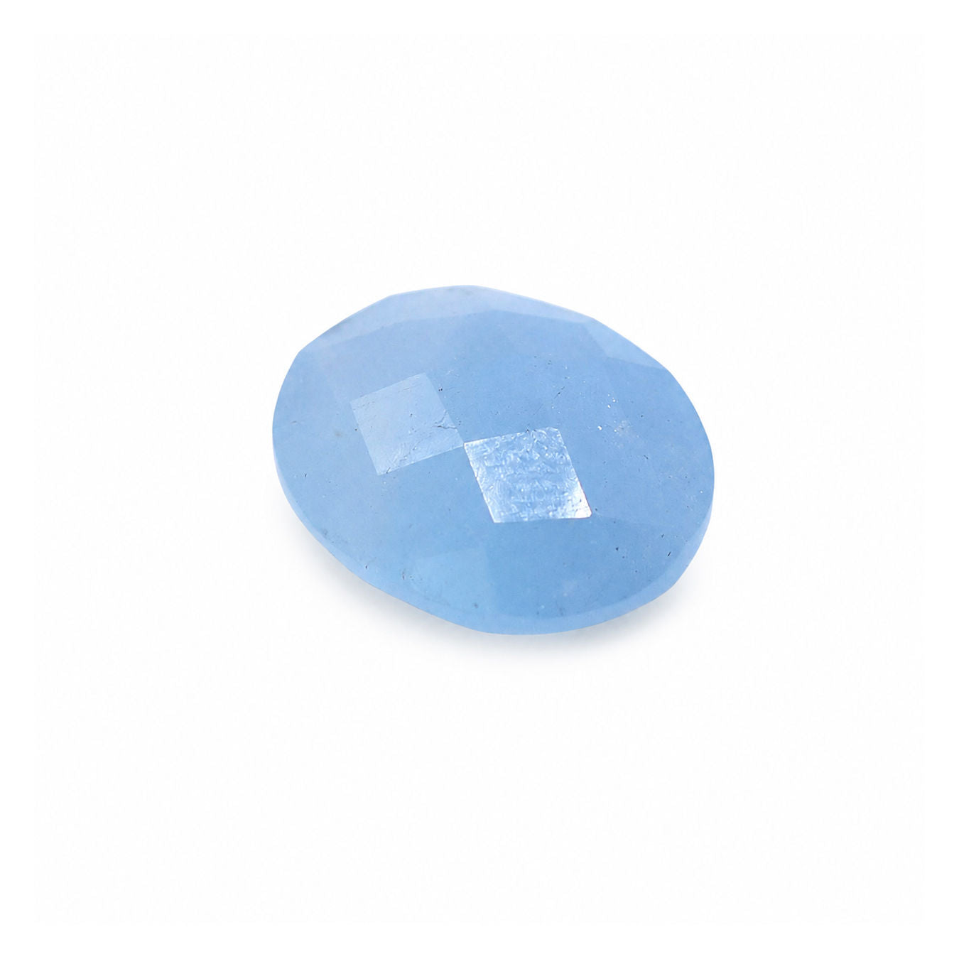 Aquamarine (Milky) Oval Briolette