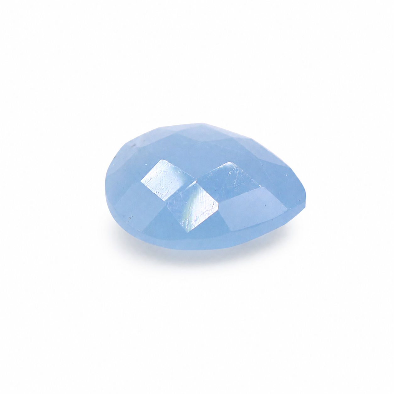 Aquamarine (Milky) Pear Briolette