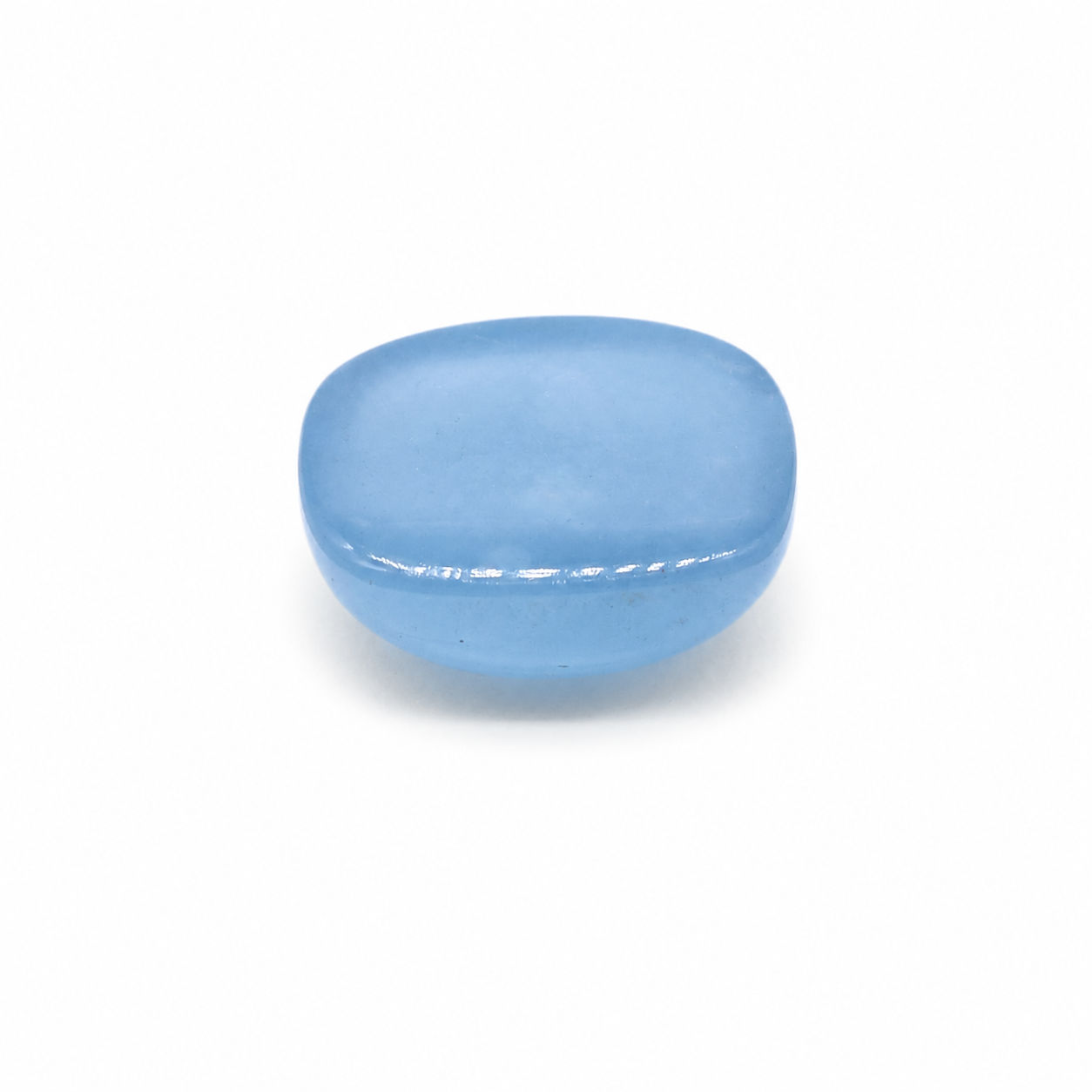 Aquamarine (Milky) Elongated Cushion Cabochon