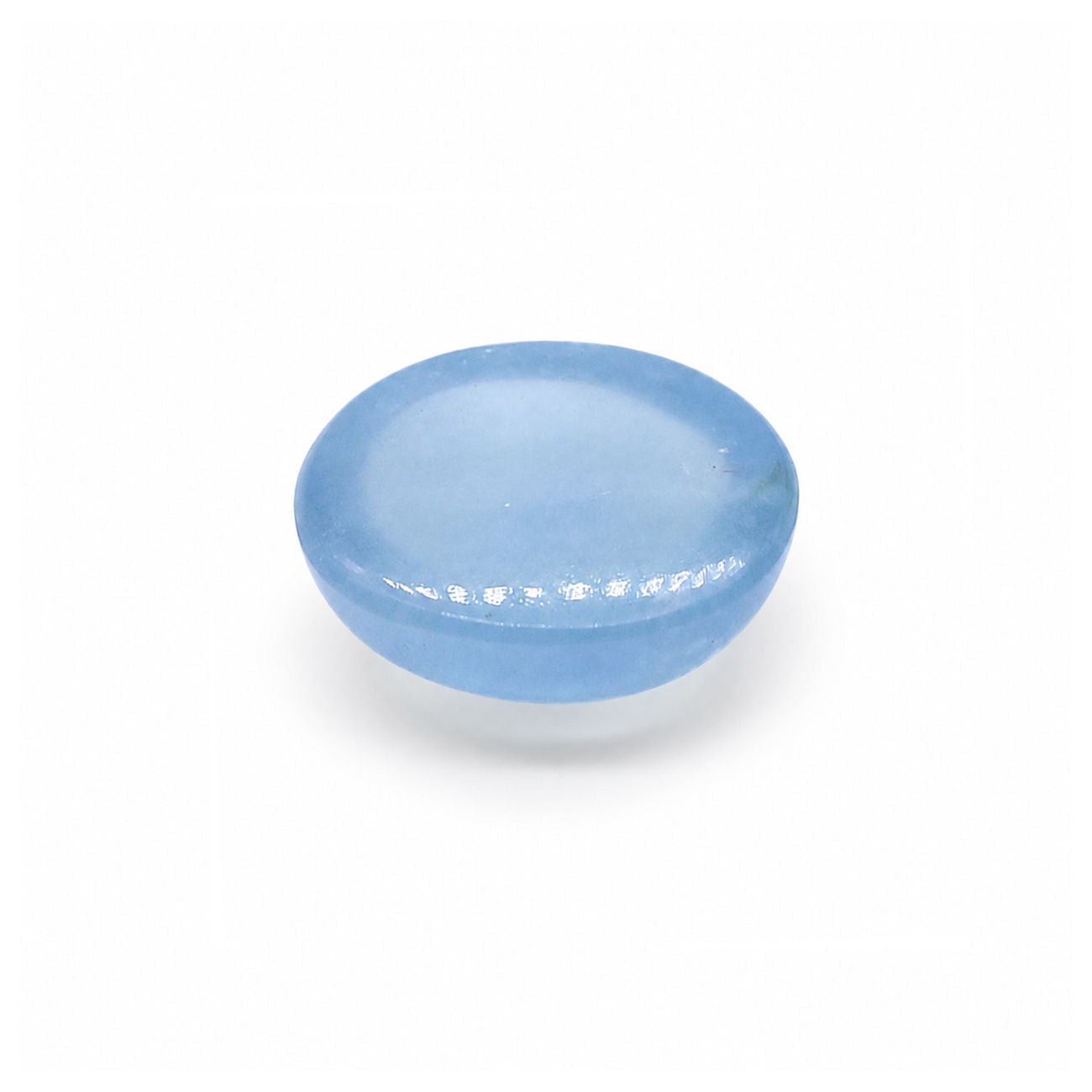Aquamarine (Milky) Oval Cabochon