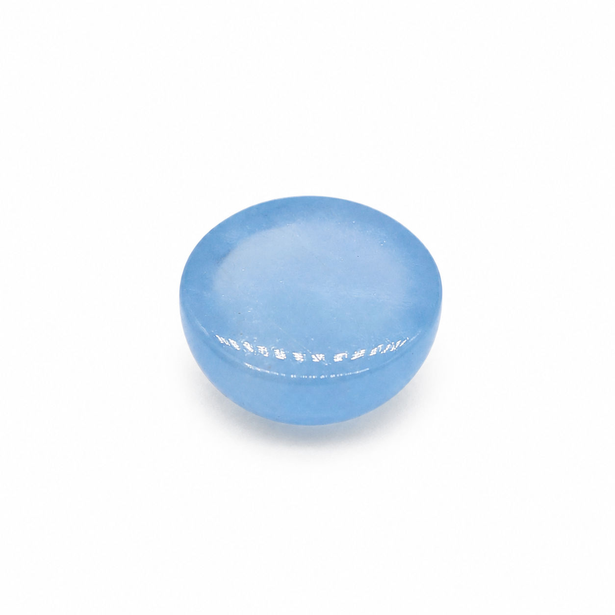 Aquamarine (Milky) Round Cabochon