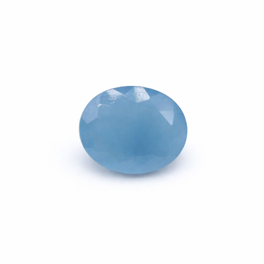 Aquamarine (Milky) Oval Faceted