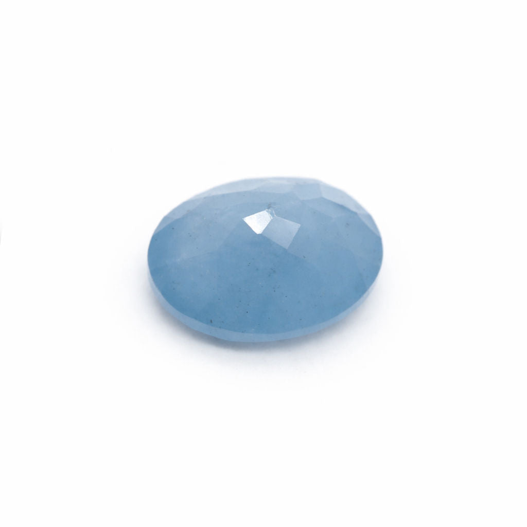 Aquamarine (Milky) Oval Faceted