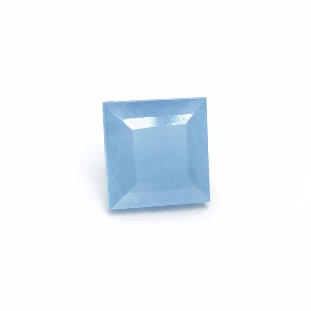 Aquamarine (Milky) Square Faceted