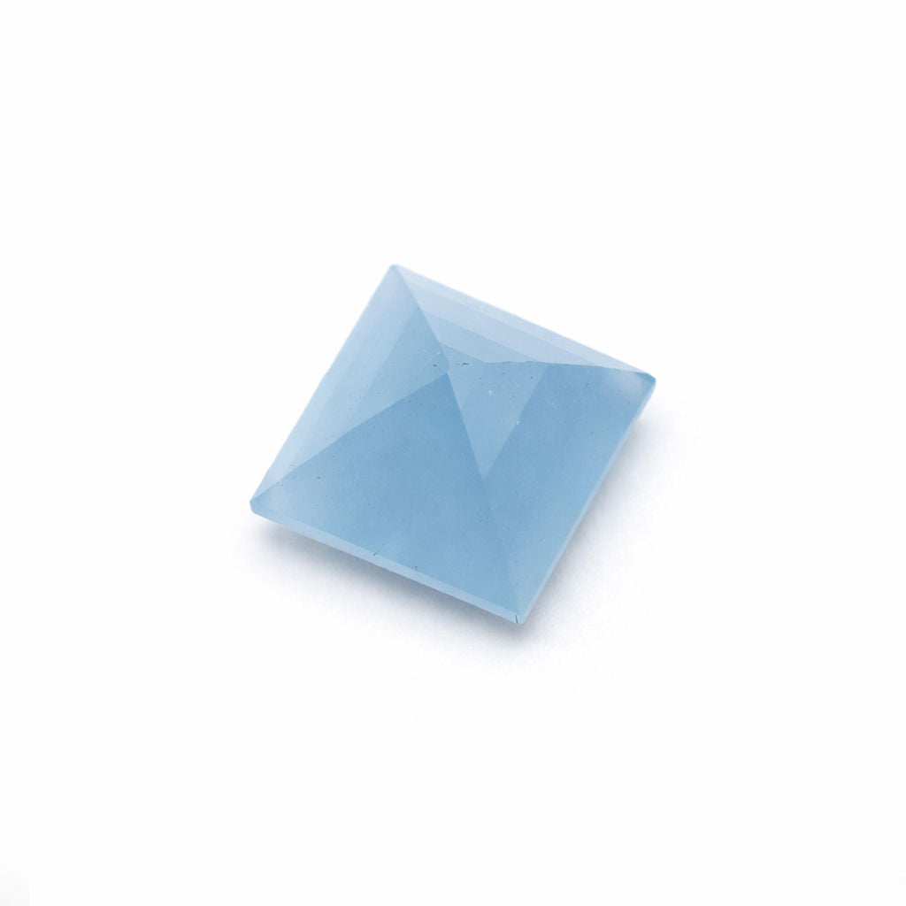 Aquamarine (Milky) Square Faceted