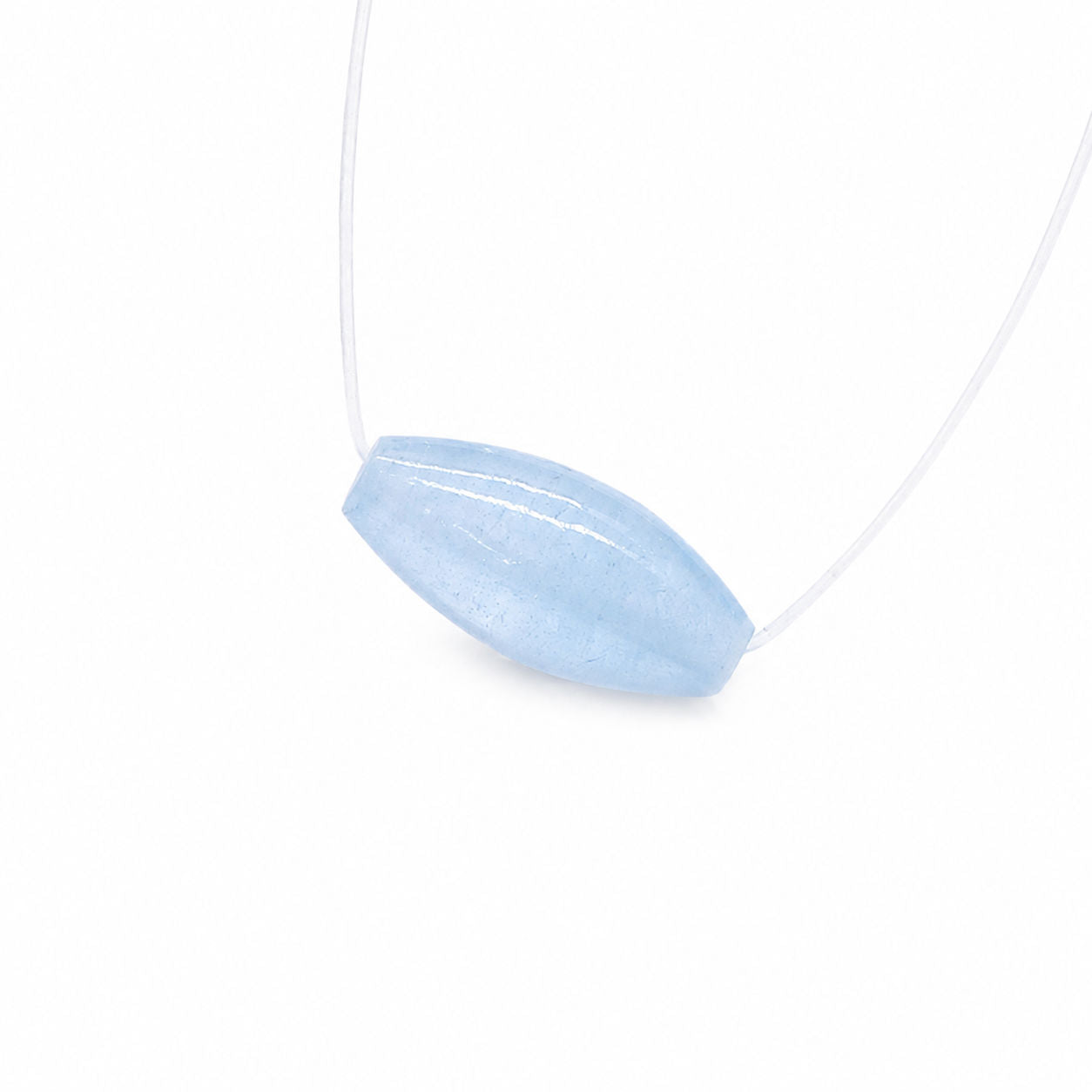 Aquamarine (Milky) Smooth Rice (Full Drill)