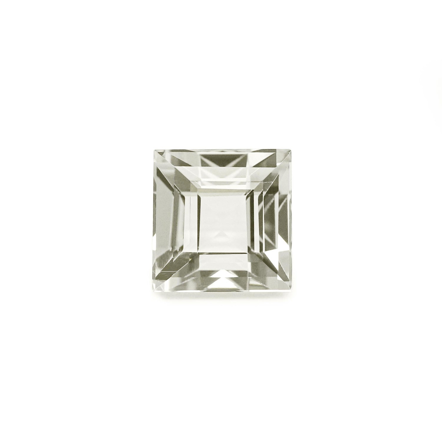 Mint Green Tourmaline 11mm Square Faceted