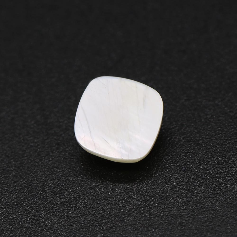 Mother of Pearl Cushion Rose Cut Faceted Cab