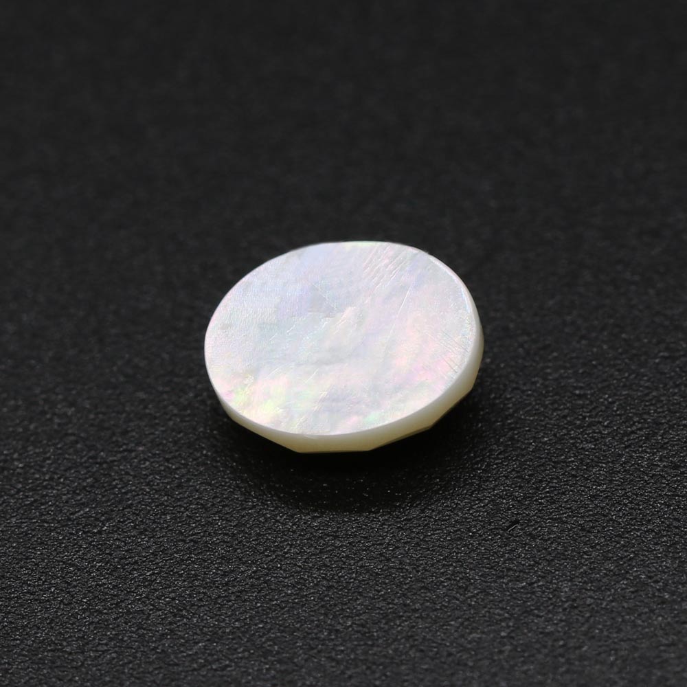 Mother of Pearl Oval Rose Cut Faceted Cab