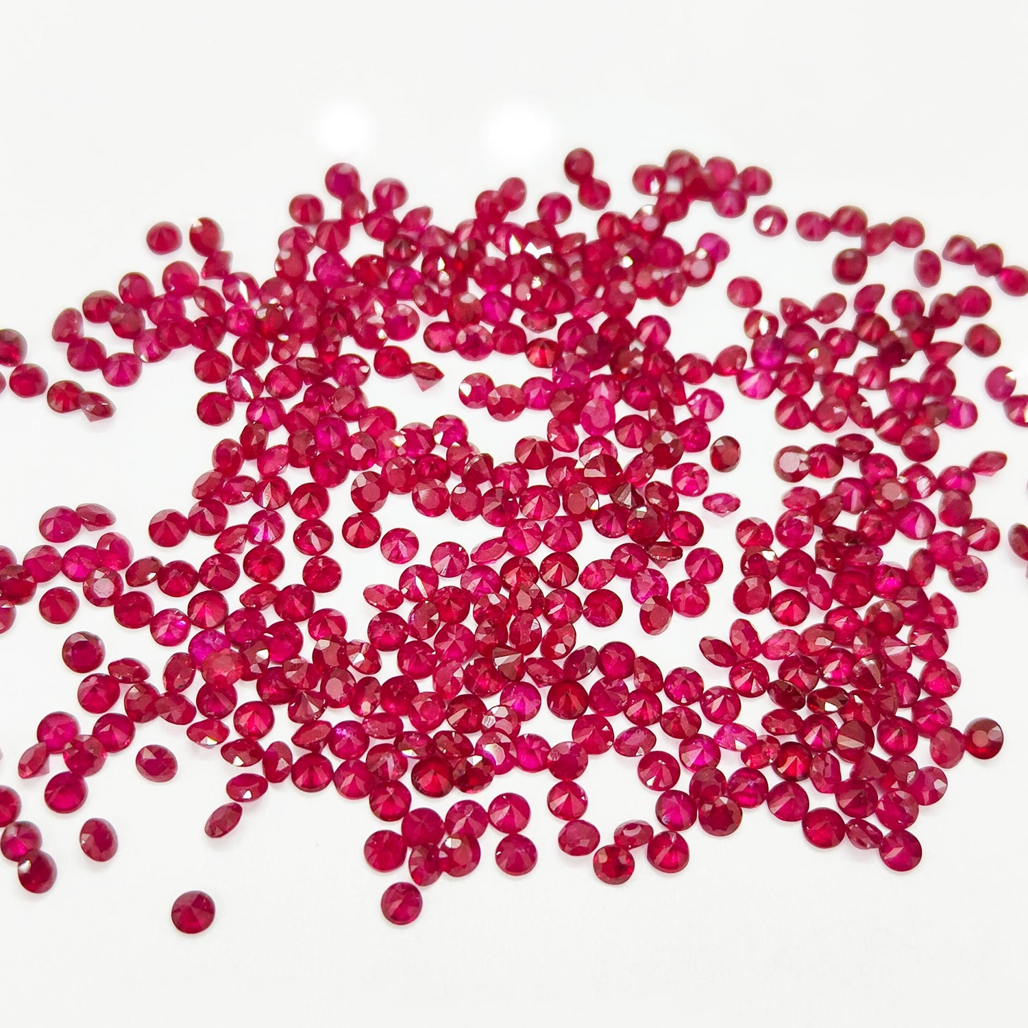 Natural Ruby (Mozambique) (Heated) 2.25mm Round Faceted