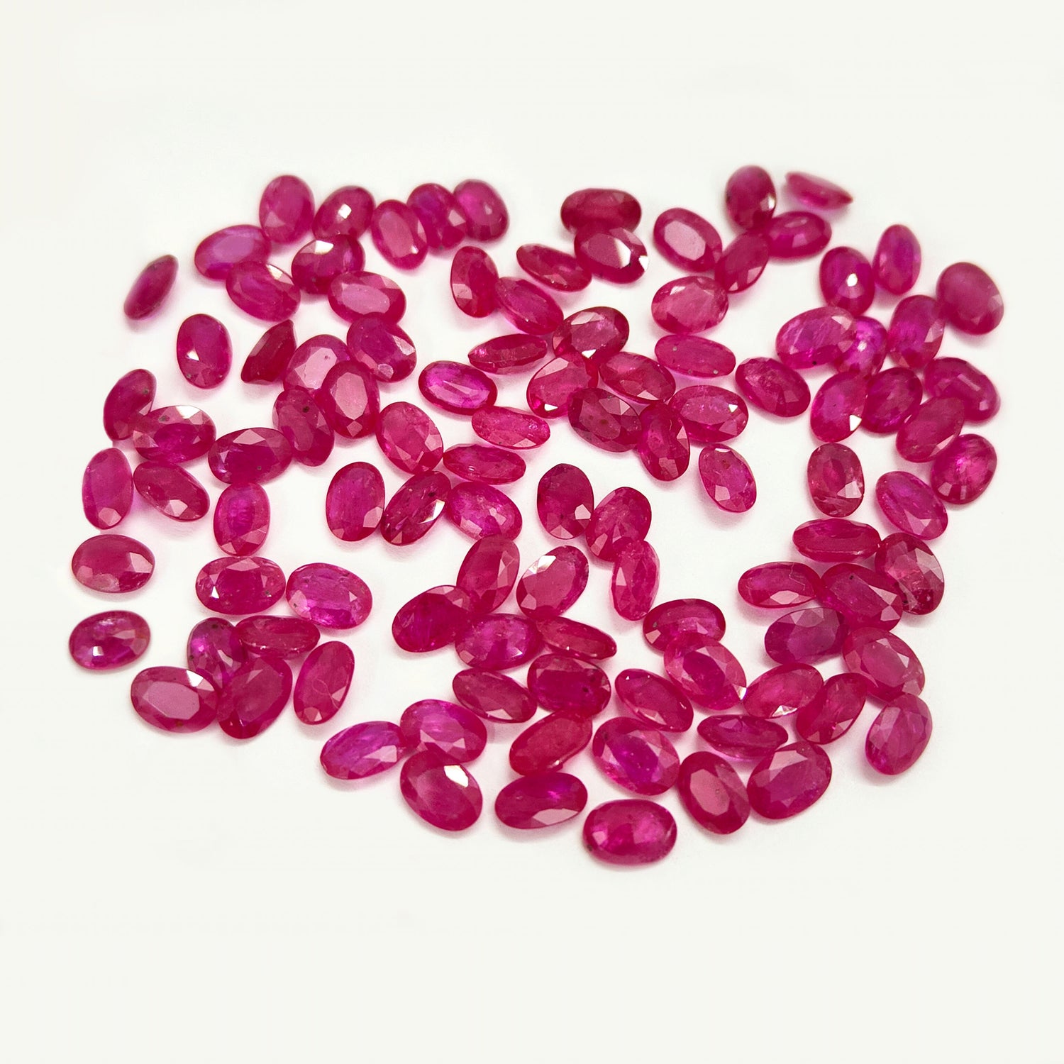 Natural Ruby (Mozambique) (Heated) 6x4mm Oval Faceted