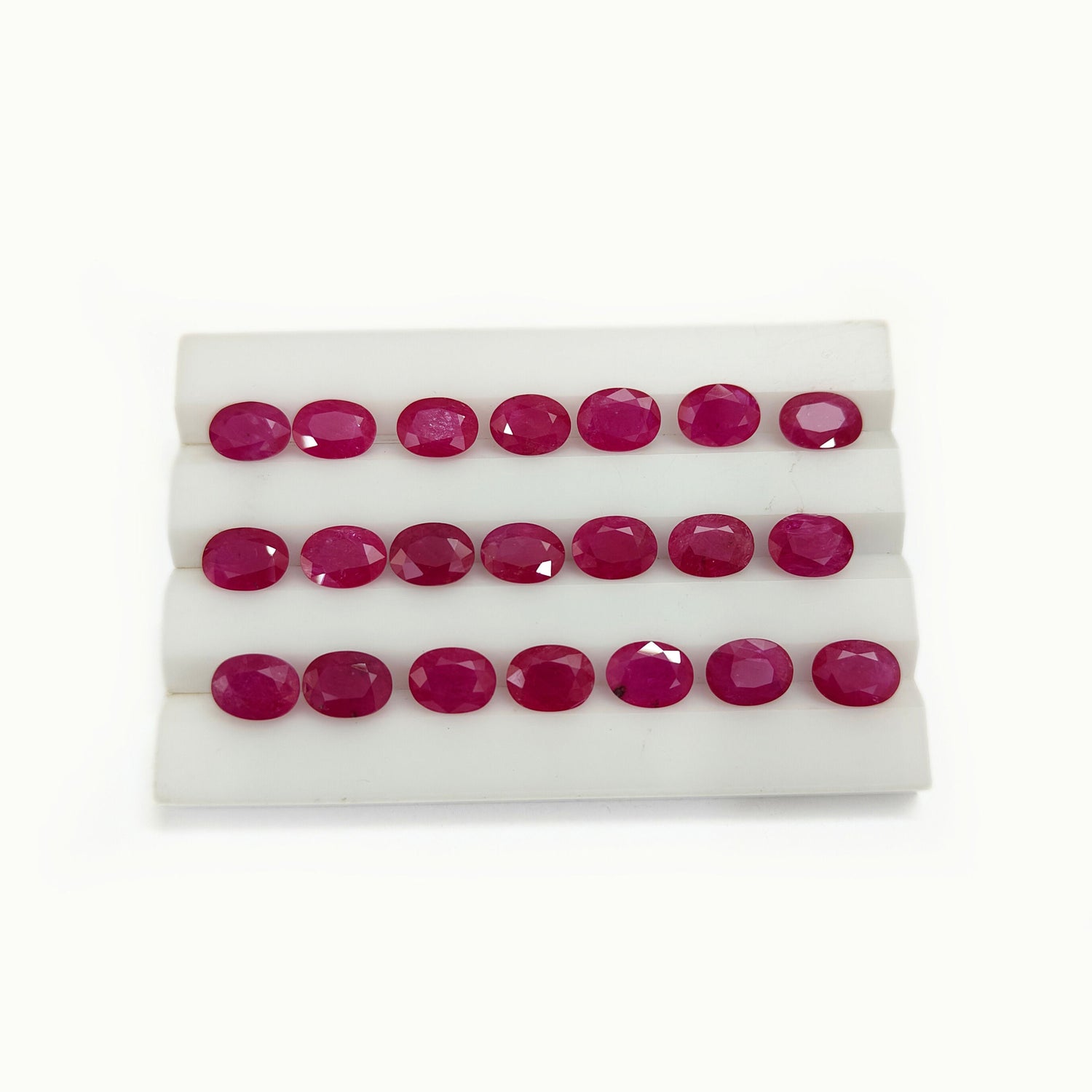 Natural Ruby (Mozambique) (Heated) 6x4mm Oval Faceted