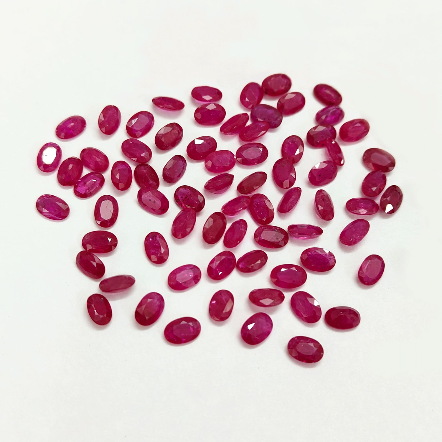 Natural Ruby (Mozambique) (Heated) 6x4mm Oval Faceted