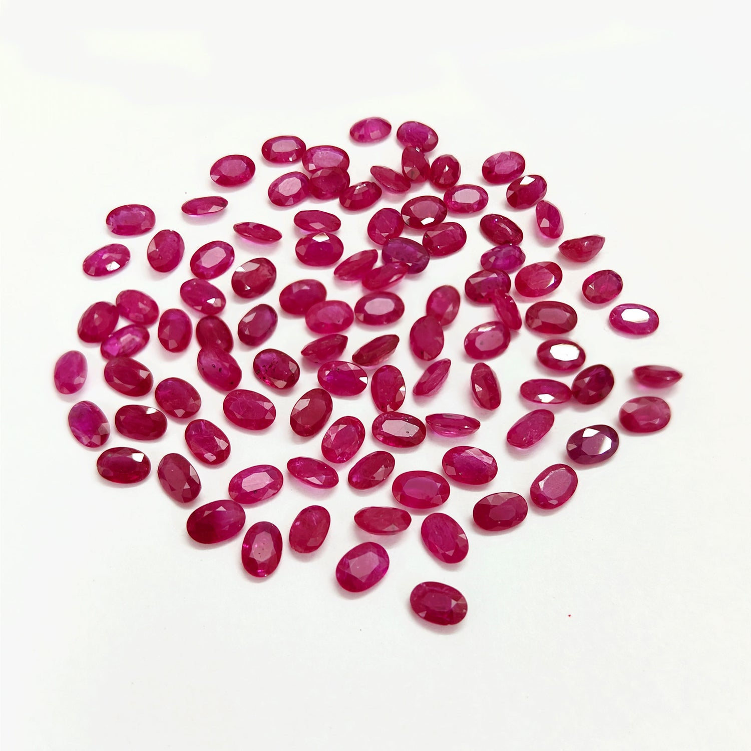 Natural Ruby (Mozambique) (Heated) 6x4mm Oval Faceted