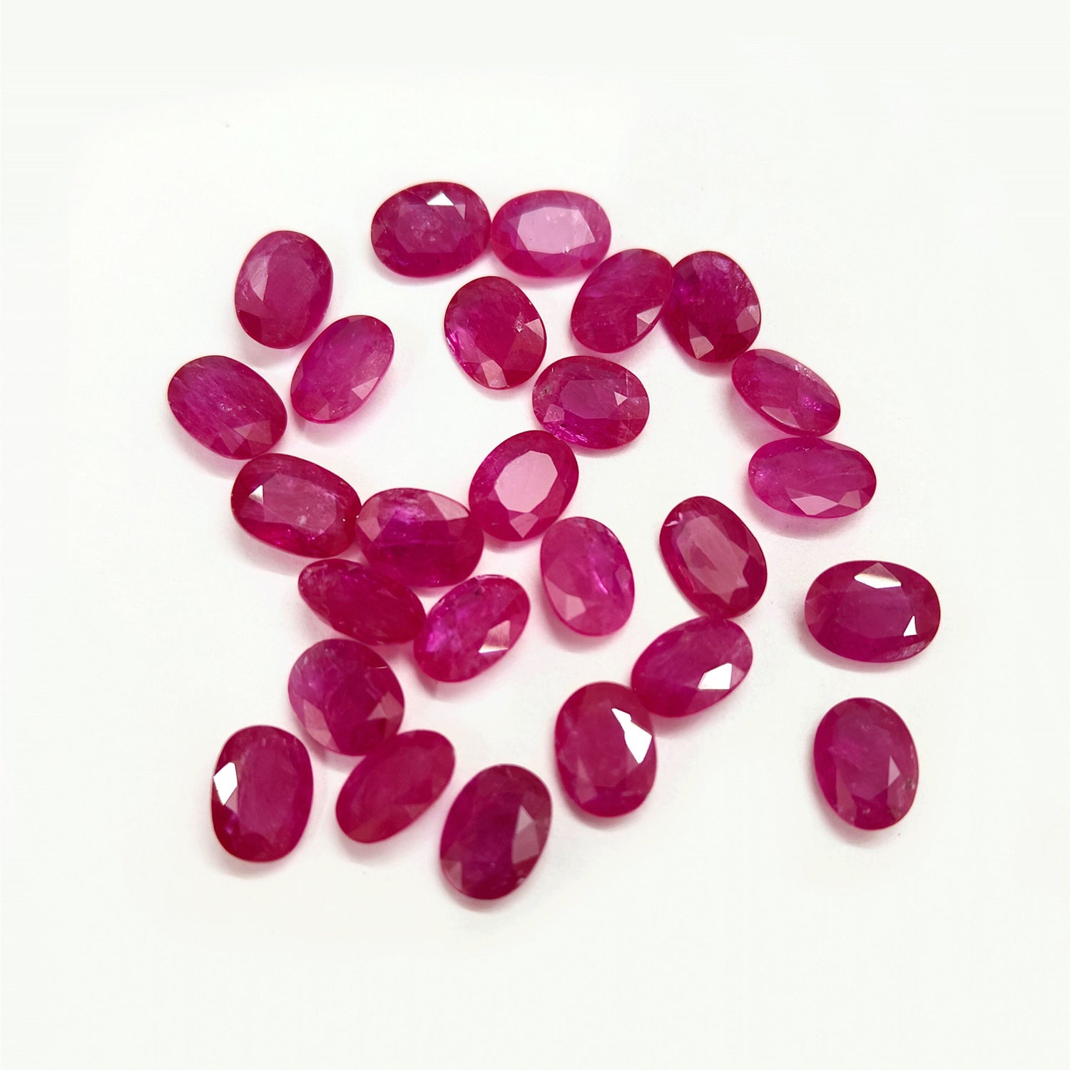 Natural Ruby (Mozambique) (Heated) 8x6mm Oval Faceted