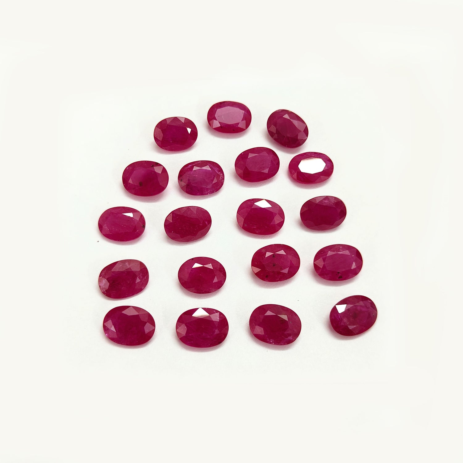 Natural Ruby (Mozambique) (Heated) 7x5mm Oval Faceted