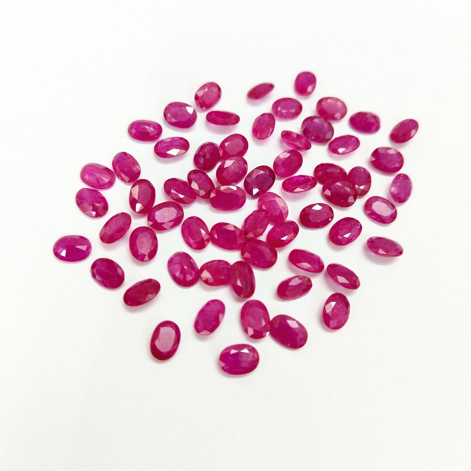 Natural Ruby (Mozambique) (Heated) 7x5mm Oval Faceted