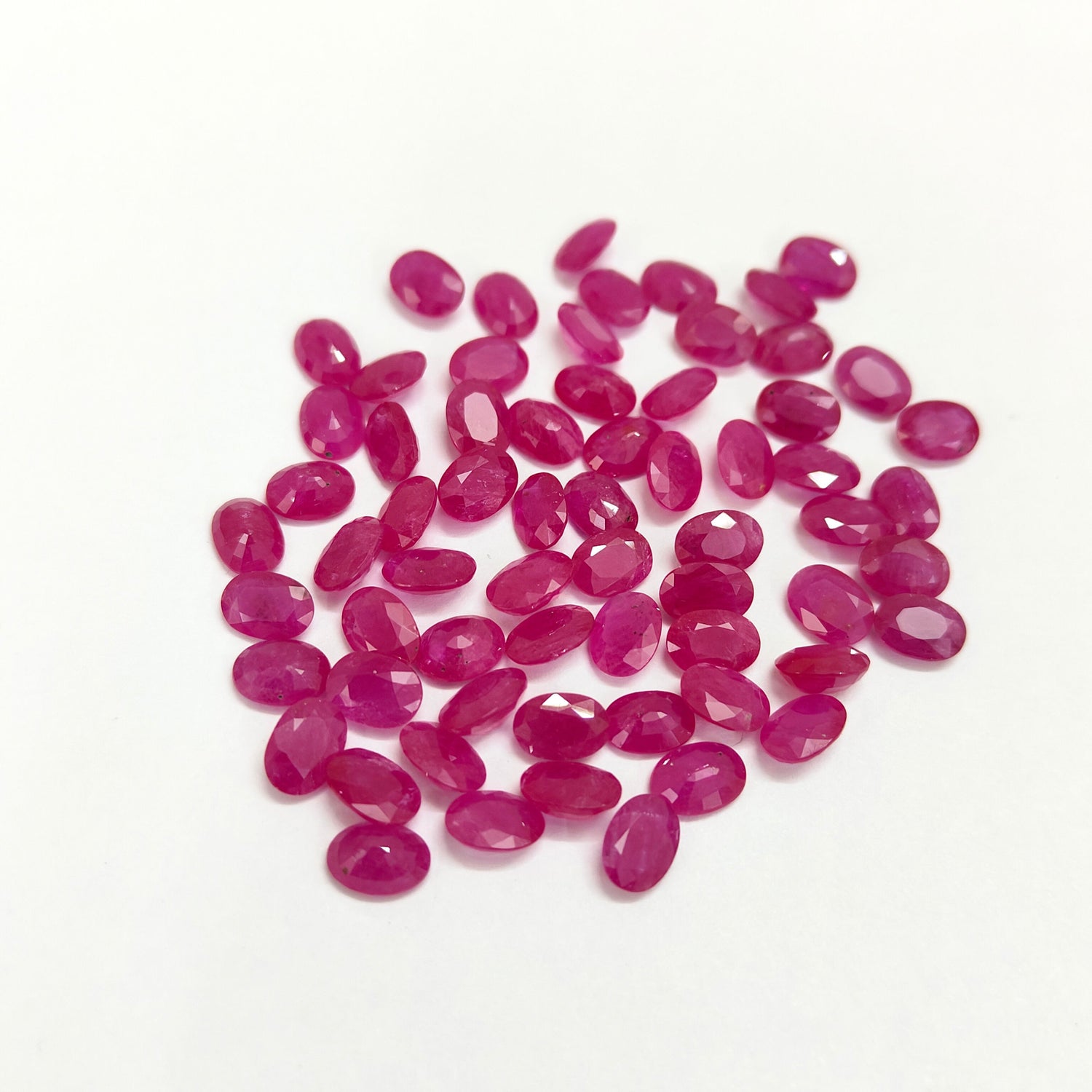 Natural Ruby (Mozambique) (Heated) 8x6mm Oval Faceted